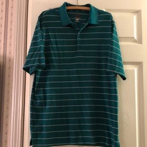 Greg Norman teal short sleeve polo shirt size M